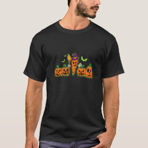 Camiseta Feliz Halloween Carrot Pumpkin Trick Ou Treuja Hal