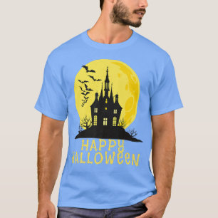 Camiseta Feliz Halloween, Casa Assombrada
