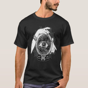 Camiseta Feliz Halloween Cristal Cristal Ball Mystic Gypsy