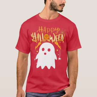 Camiseta Feliz Halloween Cute Boo Costume Spooky Hor
