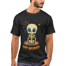Feliz Halloween Cute Kawaii Skeleton