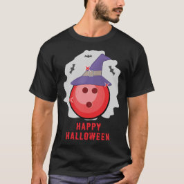 Camiseta Feliz Halloween de Boliche - Divertido