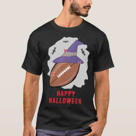 Camiseta Feliz Halloween de Futebol - Divertido