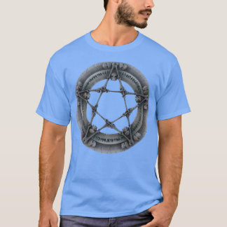 Camiseta Feliz Halloween do Halloween Pentagram
