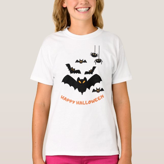 Camiseta Feliz Halloween Engraçado (Frente)