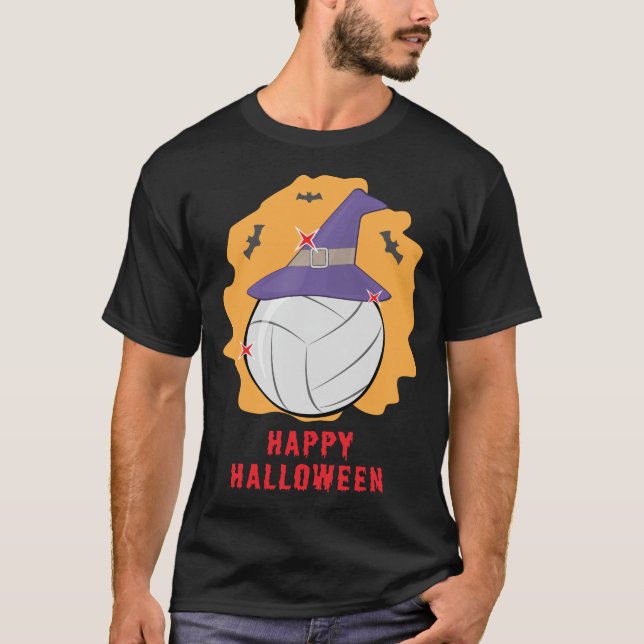 Camiseta Feliz Halloween - Engraçado (Frente)