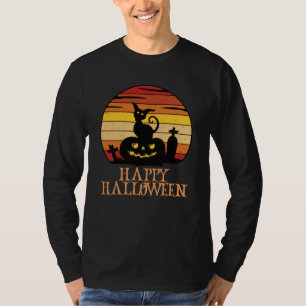Camiseta Feliz Halloween Engraçado Caráter Assustador
