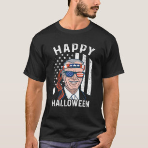 Camiseta Feliz Halloween Engraçado Joe Biden Para 4 De Julh