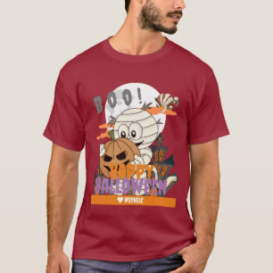 Camiseta Feliz Halloween Família e amigos