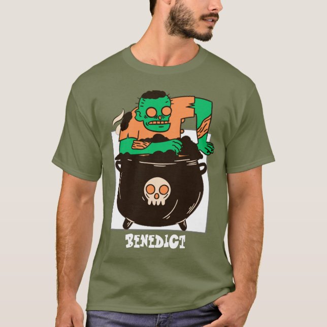 Camiseta Feliz Halloween Família Feliz Howl-between (Frente)