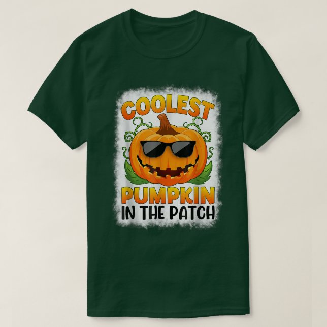 Camiseta Feliz Halloween Festa de Figurino Pumkin Spooky (Frente do Design)