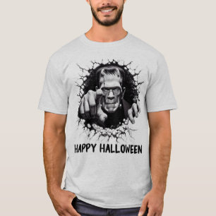 Camiseta Feliz Halloween Frankenstein Monster