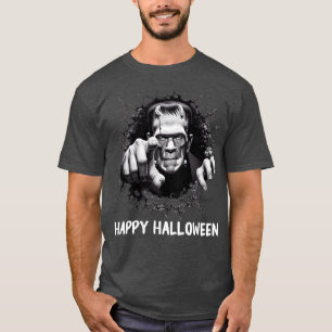 Camiseta Feliz Halloween Frankenstein Monster