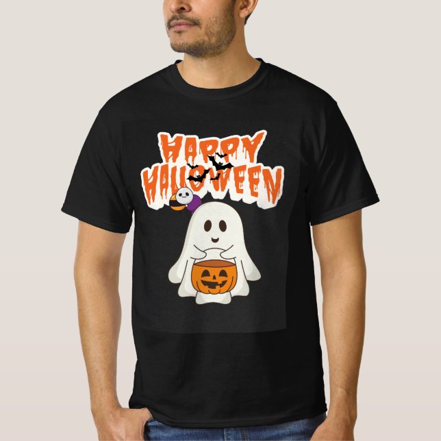 CAMISETA FELIZ HALLOWEEN HHGP (Frente)
