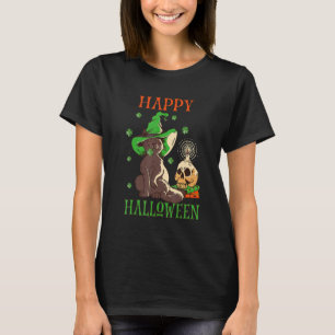 Camiseta feliz halloween irlandês americano 2022 Gato Preto