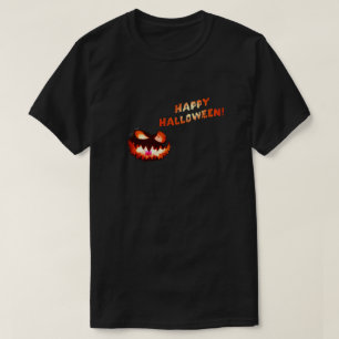 Camiseta FELIZ HALLOWEEN - Jack O-Lanterna brilhante
