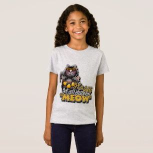 Camiseta Feliz Halloween Meow