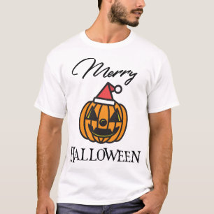 Camiseta Feliz Halloween, Natal de Halloween, Humor Hallow