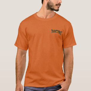 Camiseta Feliz Halloween Olho de Rubi Abóbora Moldura de Pr