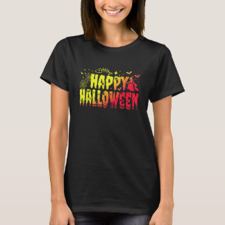 Camiseta Feliz Halloween, Orca, Coelhinho E Pets Skeletons