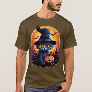 Camiseta Feliz Halloween Para Gato