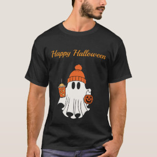 Camiseta Feliz Halloween Para Homens