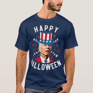 Camiseta Feliz Halloween Para O Quarto De Julho Presidente