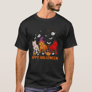 Camiseta Feliz Halloween Pitbull Bruxo Diabo Pumpkin Pitbul