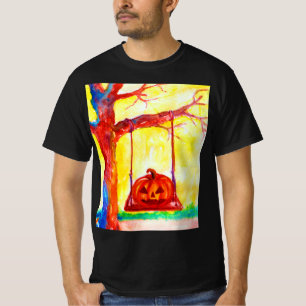 Camiseta Feliz Halloween - Pumpkin Assombrado do Swing e da
