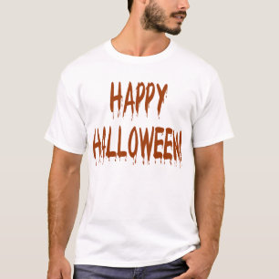 Camiseta Feliz Halloween Sangrento