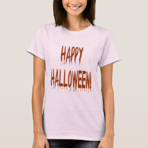 Camiseta Feliz Halloween Sangrento