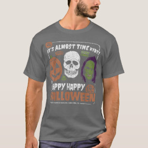 Camiseta Feliz Halloween Skeleton Witch Pumpkin Monsters Sp