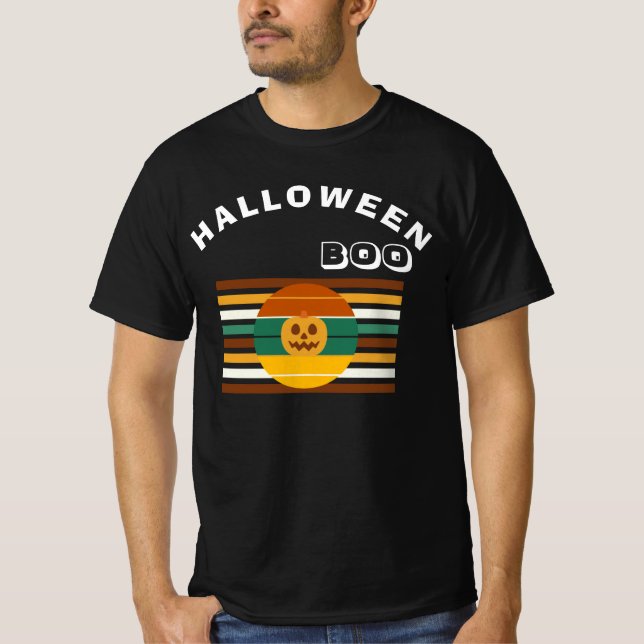 Camiseta Feliz Halloween Spooky Unisex (Frente)