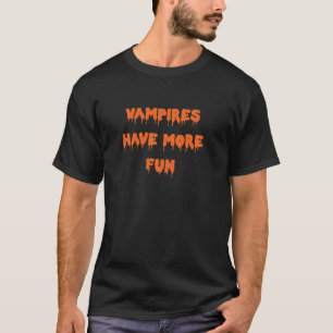 Camiseta Feliz Halloween Vampiros se divertem mais Spooky C