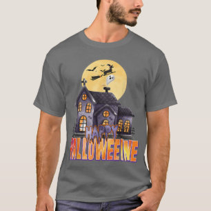 Camiseta Feliz Halloweenie Halloween Costume Dachshund Witc