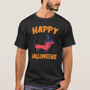 Camiseta Feliz Halloweenie Wiener Dog Costume Dachshund Hal