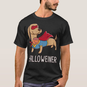 Camiseta Feliz Halloweiner Dachshund Sausation Weiner Dog H