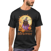 Feliz Hallowiener Dachshund Puppy Halloween