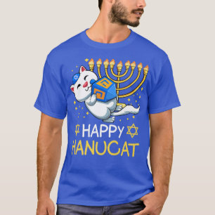 Camiseta Feliz Hanucat Ugly Hanukkah judeu Chanukka Cute C