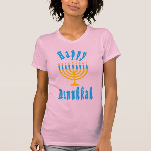 Camiseta Feliz Hanukkah (Frente)