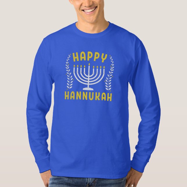 Camiseta Feliz Hanukkah (Frente)