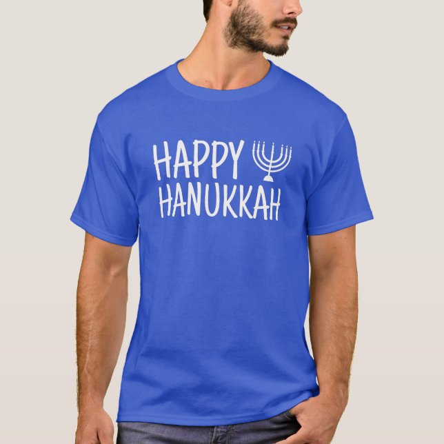 Camiseta Feliz Hanukkah (Frente)