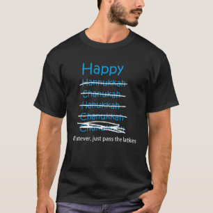 Camiseta Feliz Hanukkah Chanukah Chunukuhu Latkes presente