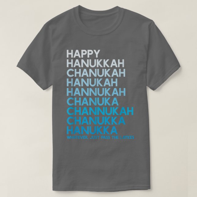 Camiseta Feliz Hanukkah Feriado Judeu Chanukah Menorah Dre (Frente do Design)