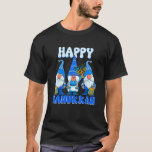 Camiseta Feliz Hanukkah Gnomos Judeu Chanukah<br><div class="desc">Feliz Hanukkah Gnomos judeu Chanukah.</div>