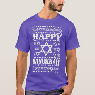 Camiseta Feliz Hanukkah, Homens Mulheres Garotos Estrelas d