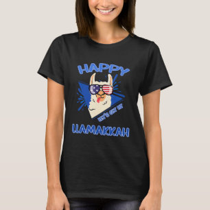 Camiseta Feliz Hanukkah Llamakkah Deixa Lit Llama
