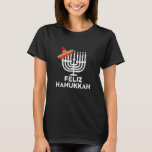 Camiseta Feliz Hanukkah Menorah Chanukah judeu Chrismukka<br><div class="desc">Feliz Hanukkah Menorah Chanukah judeu Chrismukkah</div>