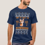 Camiseta Feliz Hanukkah Meownorah Gato Judeu Menorah Engraç<br><div class="desc">Feliz Hanukkah Meownorah Gato Judeu Menorah Engraçado Natal Premium T-Shirt.</div>