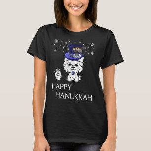 Camiseta Feliz Hanukkah Para Yorkshire Terrier Dog